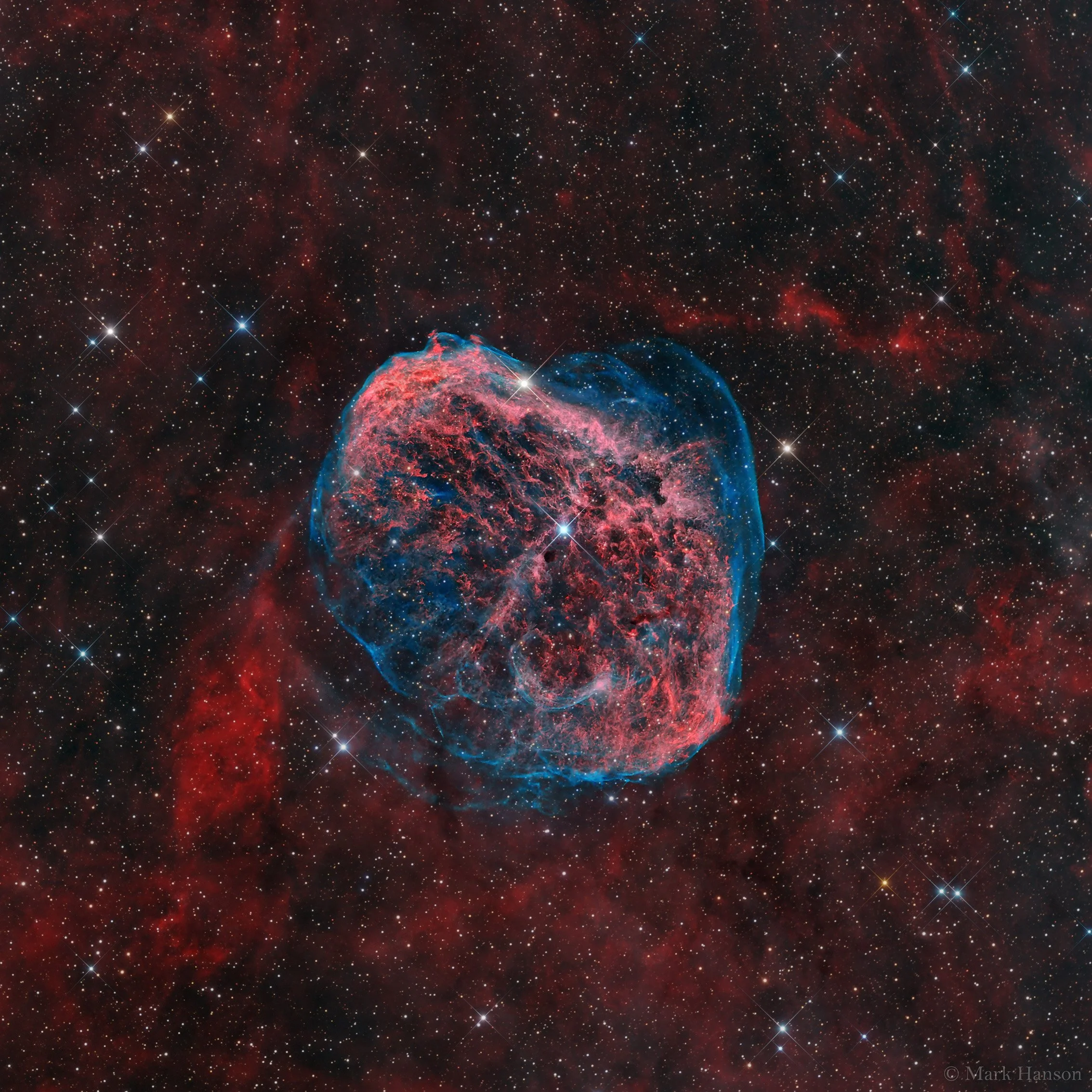 2014年 ツバル シャーロック・ホームズ銀貨 NGC PF69 No.962 Hanson Astrophotography-Cressent Nebula